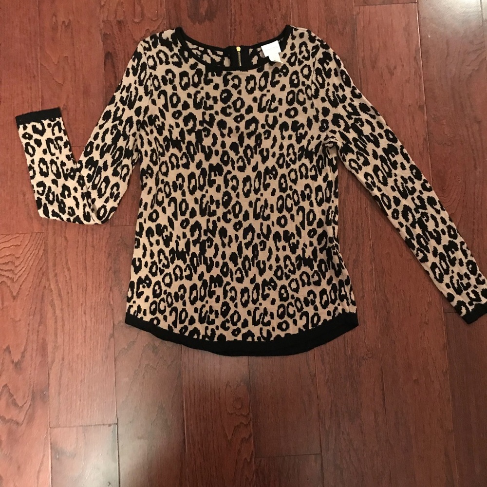 Chico’s Animal Print Sweater